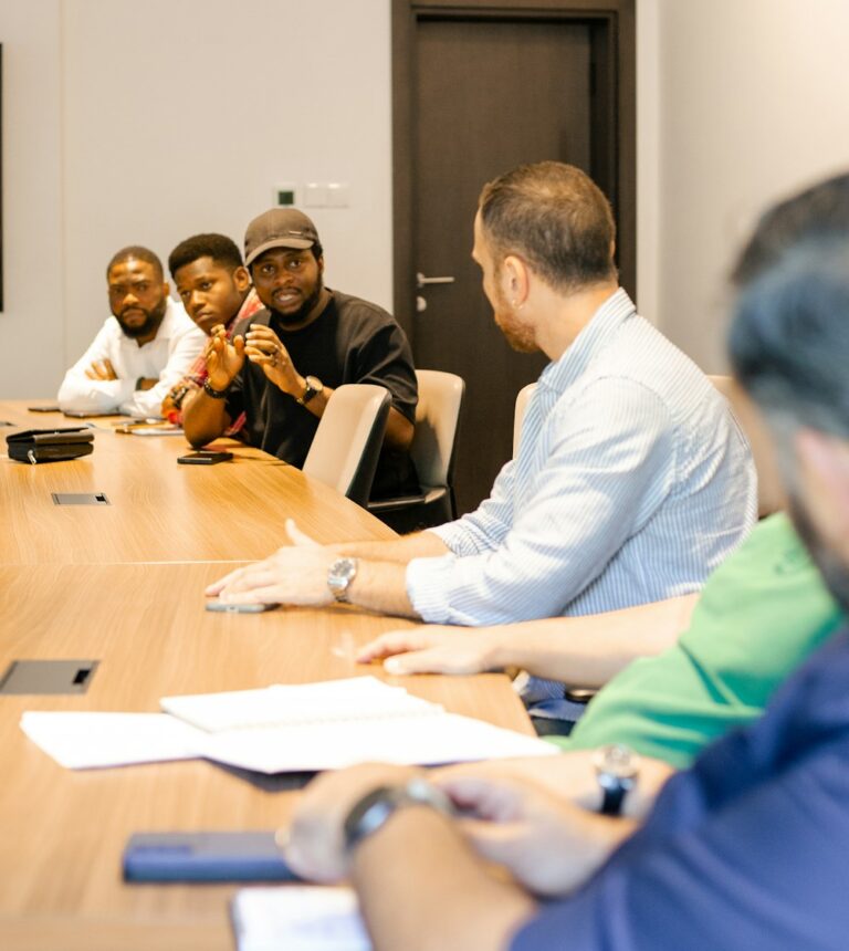 Research partners meeting with TIER Institute staff after first contact